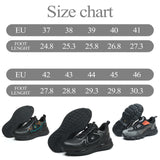 Stylish Knob - style Safety Shoes: Anti - impact, Anti - puncture, Ultra - light PU Air - cushion Work Shoes