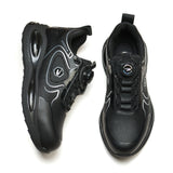 Stylish Knob - style Safety Shoes: Anti - impact, Anti - puncture, Ultra - light PU Air - cushion Work Shoes