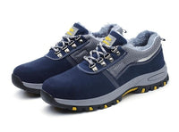 Men Casual Breathable Steel Toe Caps Safety Shoes Anti-pierce Building Site Worker Security Shoes