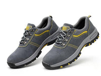 Men Casual Breathable Steel Toe Caps Safety Shoes Anti-pierce Building Site Worker Security Shoes